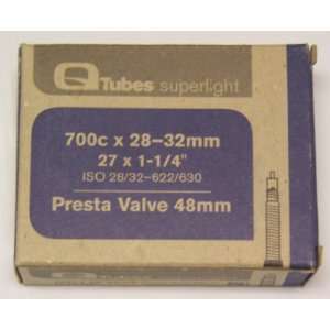  Q Tubes Super Light 700x28/32 60mm PV Tube TU6687: Sports 