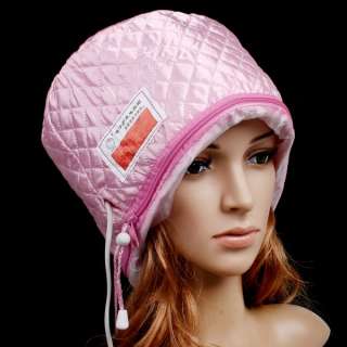 Pink Hair Thermal Treatment Beauty Steamer SPA Cap Hair Care 