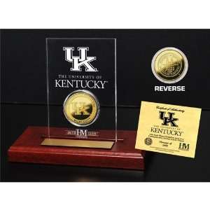   : Kentucky Wildcats 24KT Gold Coin Etched Acrylic: Sports & Outdoors