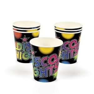  8 Disco Party Cups   Tableware & Party Cups: Health 