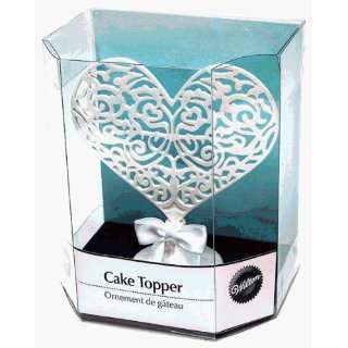  Wilton Heart Filigree Cake Topper: Home & Kitchen