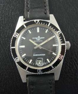 VINTAGE ULYSSE NARDIN SUBMARINER AUTOMATIC W/CALENDAR. NO RES!!  