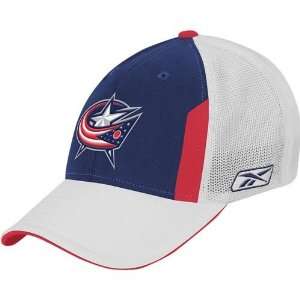   Jackets Navy Blue 2008 NHL Draft Day Flex Fit Hat