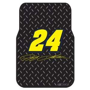 Jeff Gordon #24 Car Floor Mat   Set of 2  Sports 