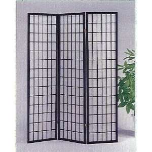   Panel Black WOOD SCREEN ROOM DIVIDER Asian Style: Home & Kitchen