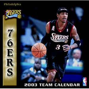  Philadelphia 76ers 2003 Wall Calendar