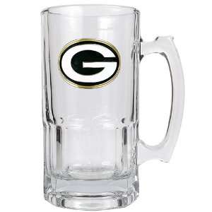  Green Bay Packers NFL 32oz Beer Mug Glass: Kitchen 