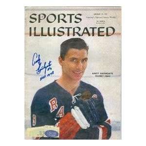  Andy Bathgate autographed Sports Illustrated Magazine (New 