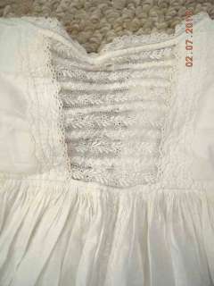 1800s antique VICTORIAN CHRISTENING DRESS #4  