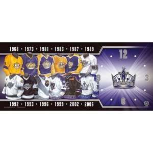  Los Angeles Kings 7X16 Clock   Memorabilia: Sports 