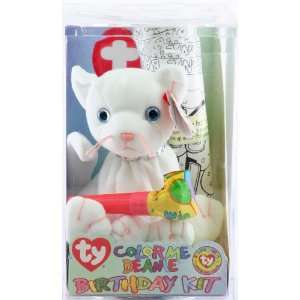  TY Beanie Baby   COLOR ME BEANIE **THE CAT** (Complete Kit 