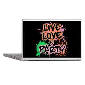  Laptop Notebook 8 10 Skin Cover Live Love and Party (80s 