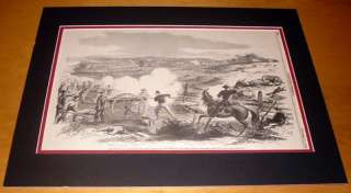 1862 HARPERS WEEKLY CIVIL WAR BATTLE OF ANTIETAM M  
