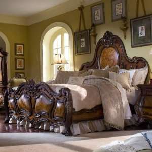  Chateau Beauvais Panel Bed by Aico Furniture: Home 