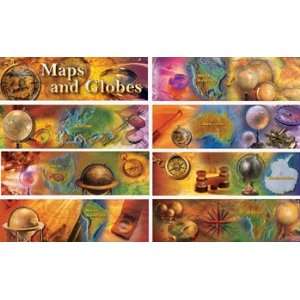   Maps And Globes Bbs Gr 4 8 8 Strips By Carson Dellosa Toys & Games