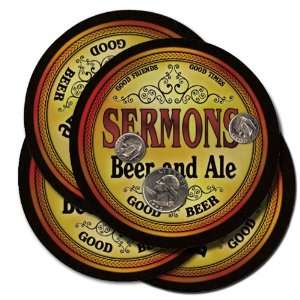  SERMONS Family Name Beer & Ale Coasters: Everything Else