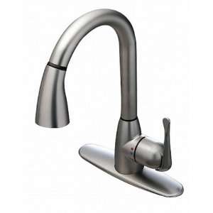   Down Kitchen Faucet   Stainless Steel Finish 8172: Home Improvement