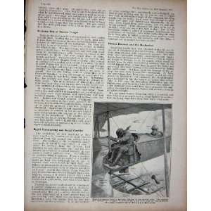  1915 WW1 Zeppelin Bomb Yarmouth German Biplane Arrow