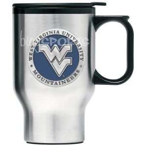  West Virginia Mountaineers Stainless Steel Travel Mug: Sports