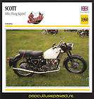 1960 scott 600cc flying squirrel motorcycle photo card returns 