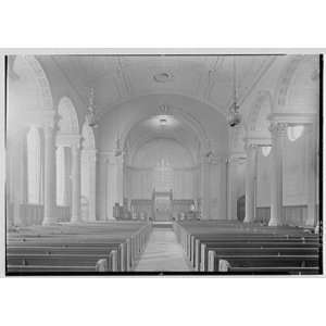   91st St. and Park Ave., New York City. Interior, to chancel, axis 1940