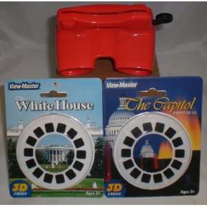 View Master The White House & The Capitol Washington DC 3d 