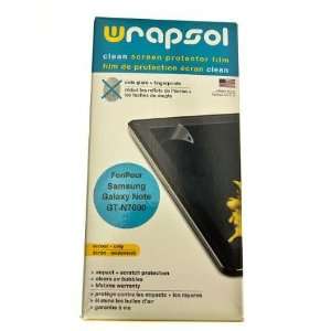  Wrapsol CLEAN Anti Fingerprint Screen Protector for Galaxy 