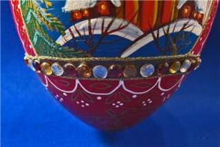 Glitterazzi MOSCOW RUSSIAN EGG   BEJEWELED Ornament  