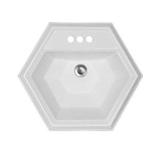    CorStone Edgefield White Topmount Bath Sink 97400