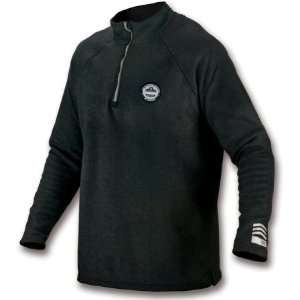 Gray CORE Performance Workwear 6445 Mid Layer Thermal Fleece Shirt 