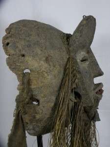 Superb African Tribal Mask DAN WE WOBE Ceremonial Mask Collectible 