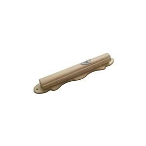  25cm Mezuzah with Rounded Edge and Wavy Mounting in Wood 