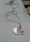 BON JOVI GLOW GEAR NIGHTS VINTAGE NECKLACE PENDANT NEW FROM 2001 HEAVY 