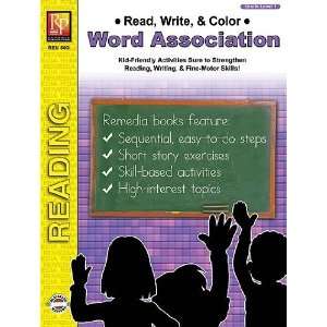    Read, Write, and Color   Word Association   Grade 1: Toys & Games
