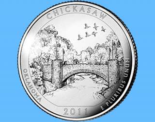 2011 P&D SET★CHICKASAW NATIONAL PARK QUARTER★★  