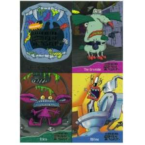 1995 Fleer Ultra Aaahh!!! Real Monsters Trading Cards Promo One Sheet
