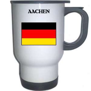  Germany   AACHEN White Stainless Steel Mug Everything 