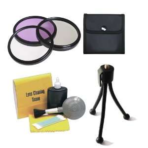  Optics 3 Piece Lens Filter Kit For Sony HDR SR12 (UV 