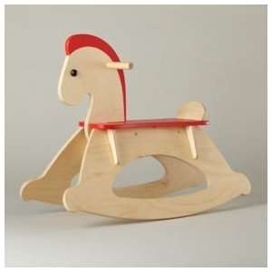    Baby Toys: Wooden Rocking Horse, Rocking Horse: Toys & Games