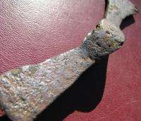 Ancient VIKING Iron Artifact   Double Axe Head RARE Y13  