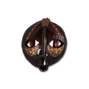    NOVICA Ghanaian wood mask, Bringing Good News Home & Kitchen