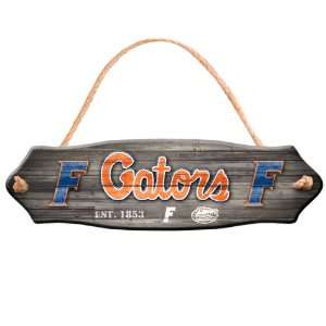  NCAA Florida Gators Fence Wood Sign: Sports & Outdoors