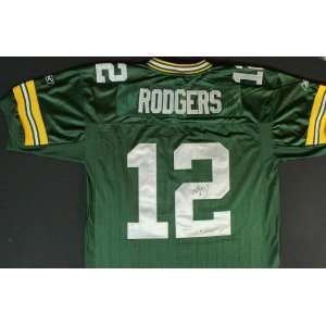 AARON RODGERS AUTOGRAPHED PACKERS SUPER BOWL 45 JERSEY:  