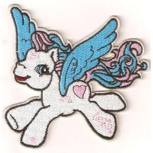 My Little Pony White Flying Horse Pegasus Embroidered Iron On / Sew On 