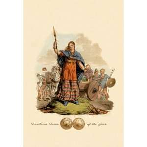  Boadicea Queen of the Year 16X24 Giclee Paper