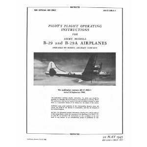  Boeing B 29 Aircraft Flight Manual   1945 Boeing Books