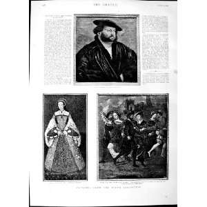    1890 Hans Holbein Queen Katherine Parr Henry Boleyn