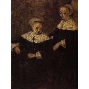   Inch, painting name Two Woman, By Boudin Eugène 