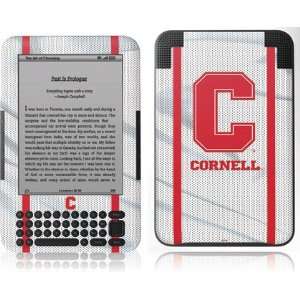 Cornell University White Jersey skin for  Kindle 3