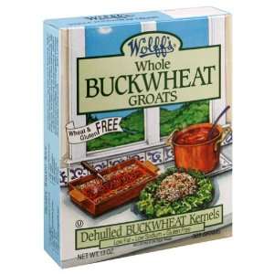 Wolffs, Groat Whl White Buckwheat, 13 OZ (Pack of 12 